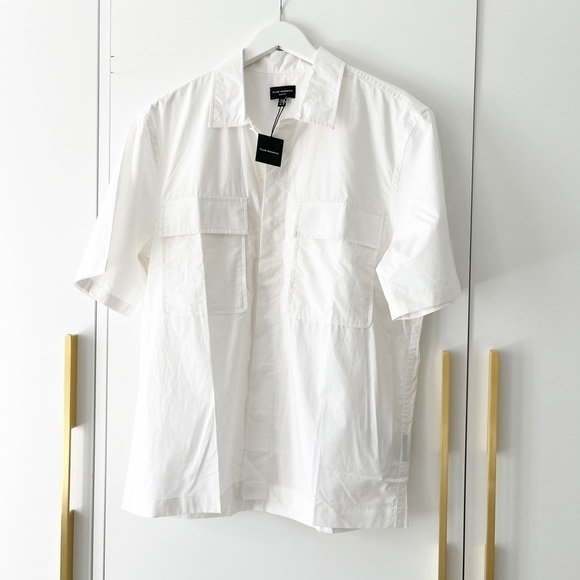 BNWT Men’s Club Monaco Cotton Utility shirt - Picture 8 of 12